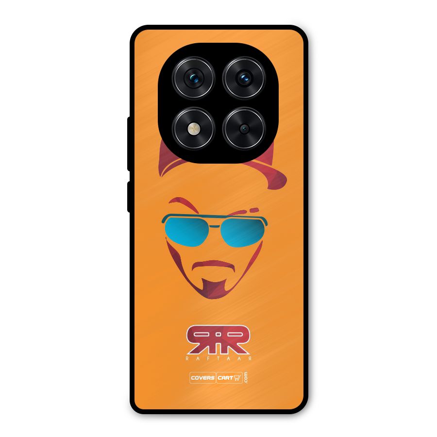 Raftaar Orange Metal Back Case for Redmi Note 14 Pro 5G