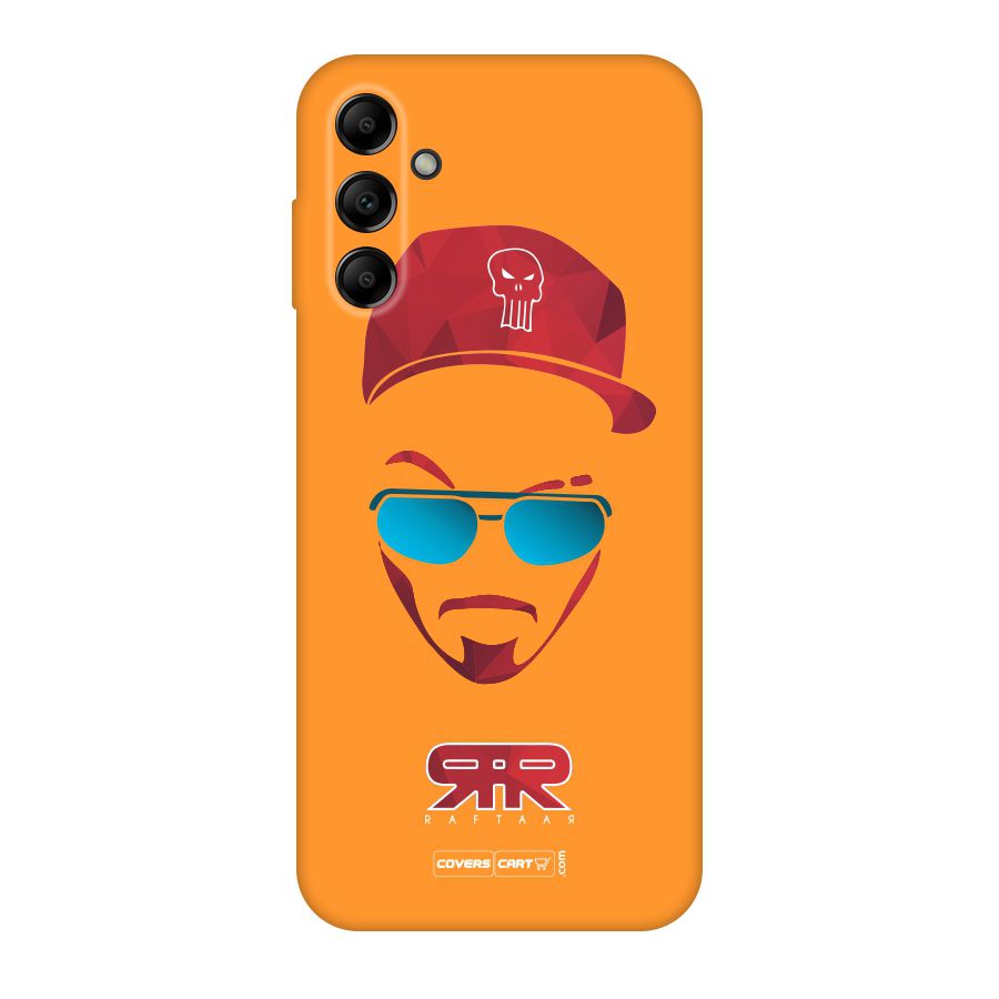 Raftaar Orange Original Polycarbonate Back Case for Galaxy A14 5G