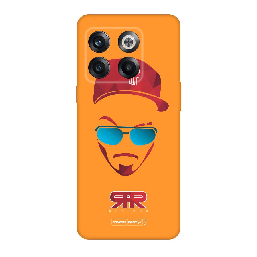 Raftaar Orange Original Polycarbonate Back Case for OnePlus 10T