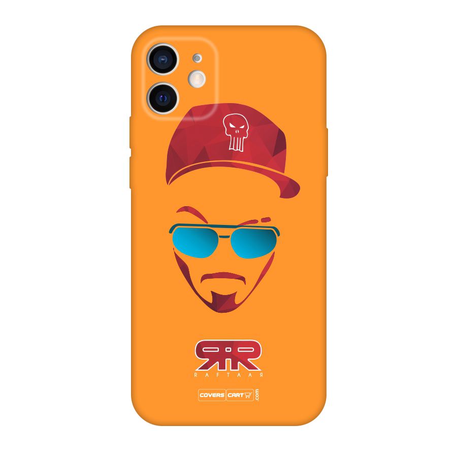 Raftaar Orange Original Polycarbonate Back Case for iPhone 12