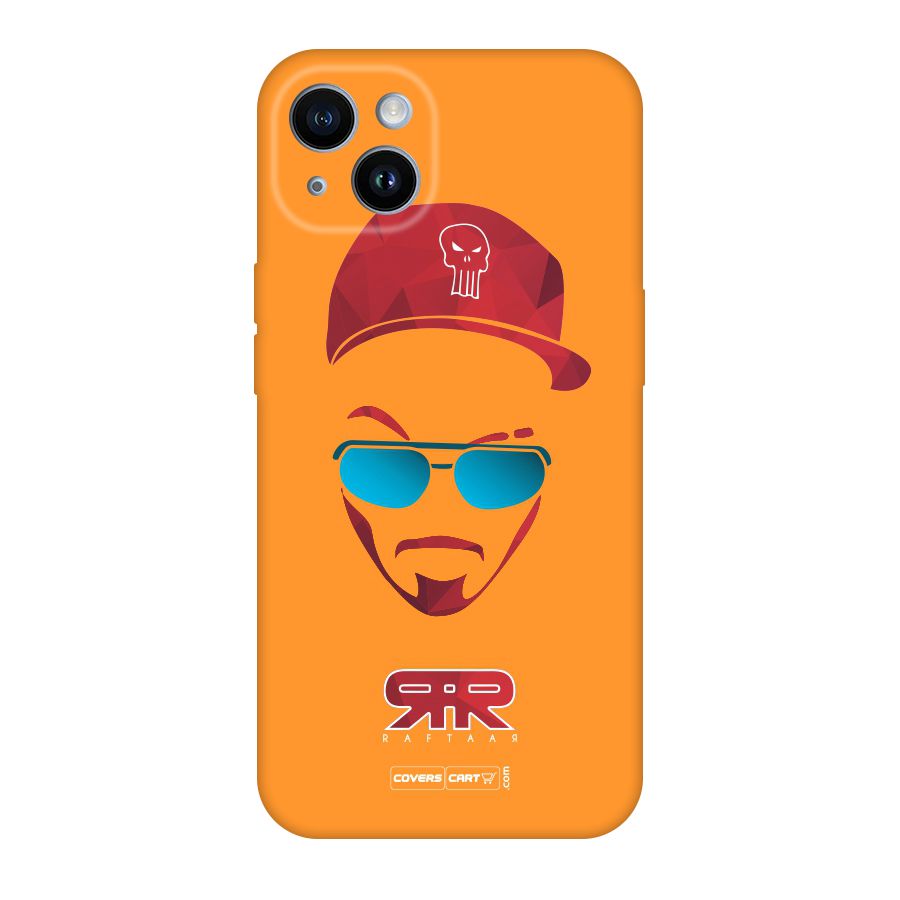 Raftaar Orange Original Polycarbonate Back Case for iPhone 14