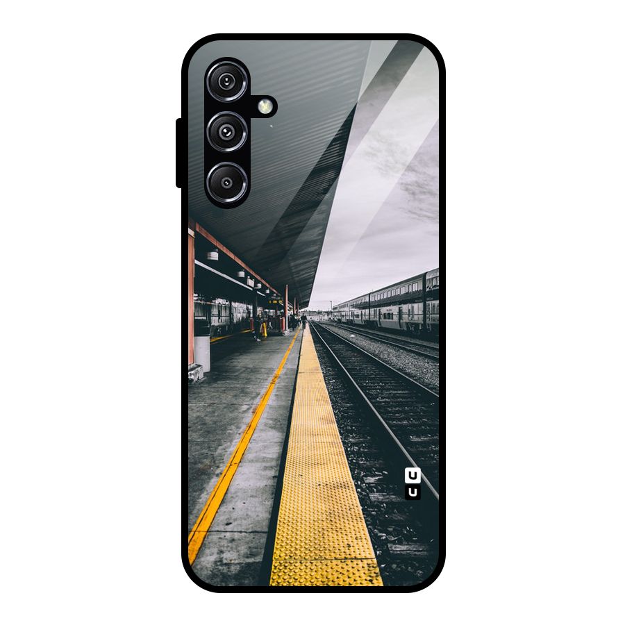 Railway Track Glass Back Case for Galaxy M34 5G