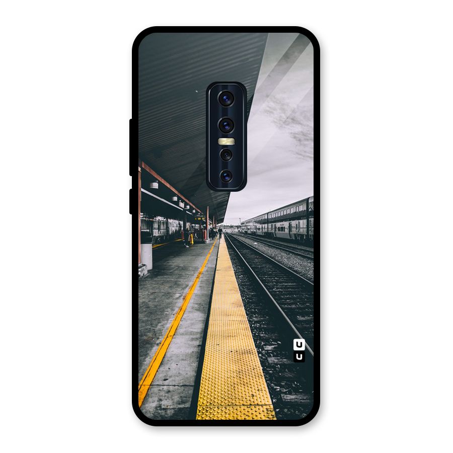 Railway Track Glass Back Case for Vivo V17 Pro