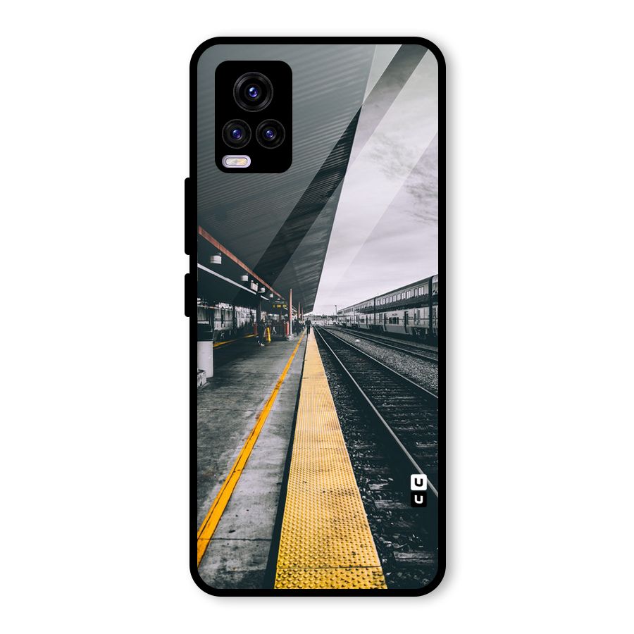 Railway Track Glass Back Case for Vivo V20 2021
