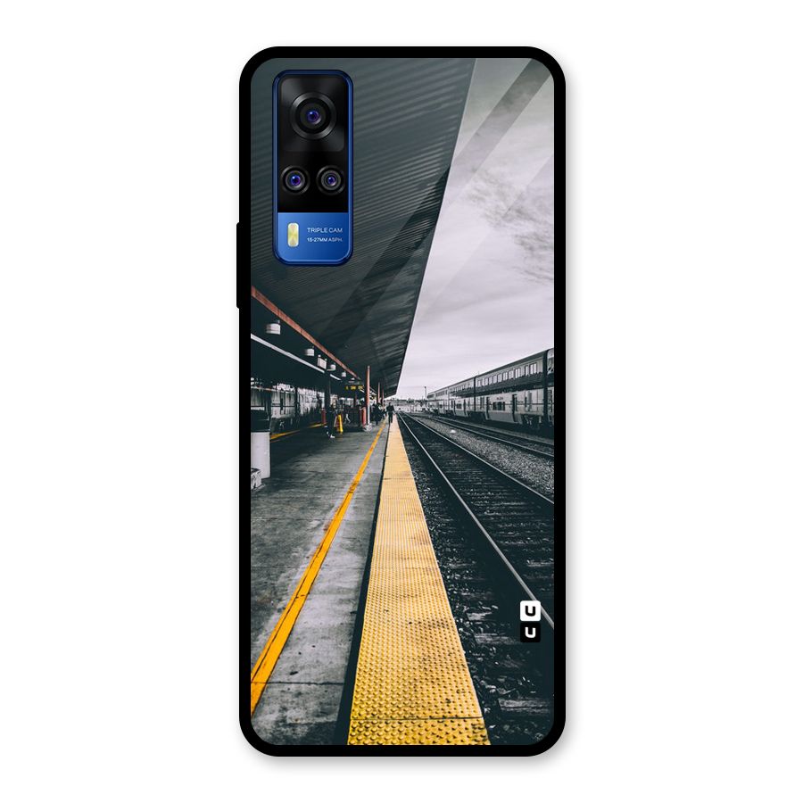 Railway Track Glass Back Case for Vivo Y31