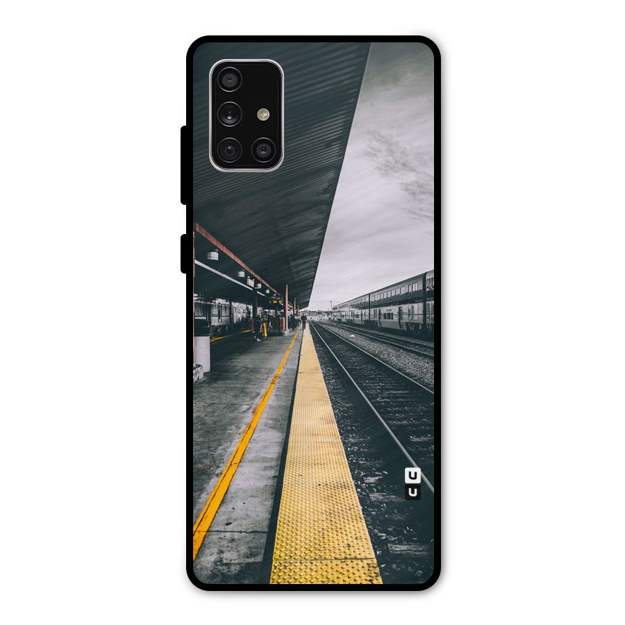 Railway Track Metal Back Case for Galaxy A71
