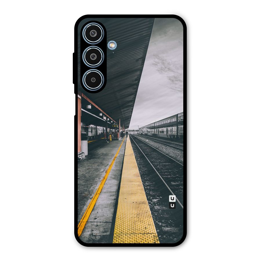 Railway Track Metal Back Case for Galaxy M35