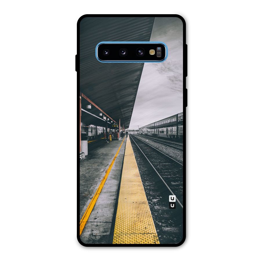 Railway Track Metal Back Case for Galaxy S10