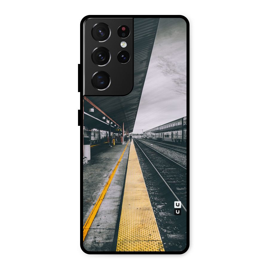 Railway Track Metal Back Case for Galaxy S21 Ultra 5G