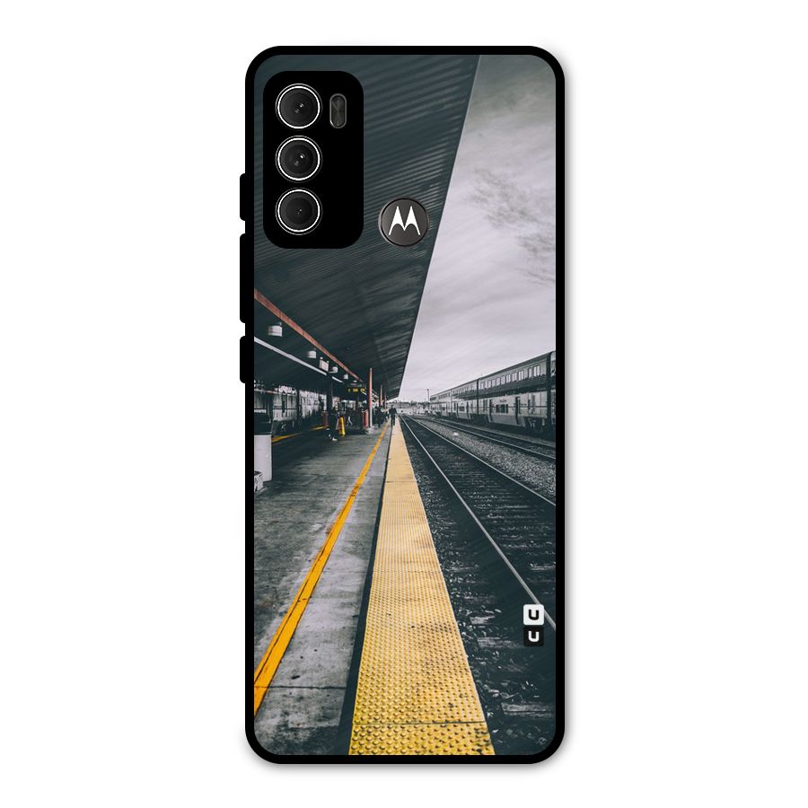 Railway Track Metal Back Case for Moto G60