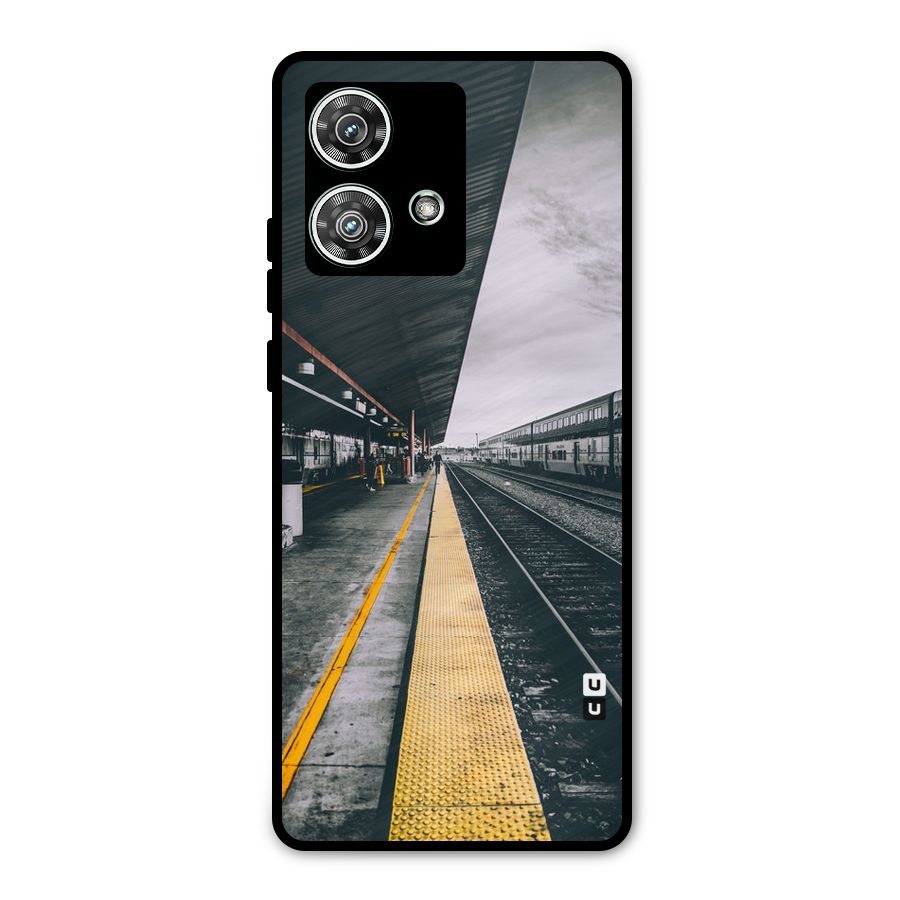 Railway Track Metal Back Case for Motorola Edge 40 Neo