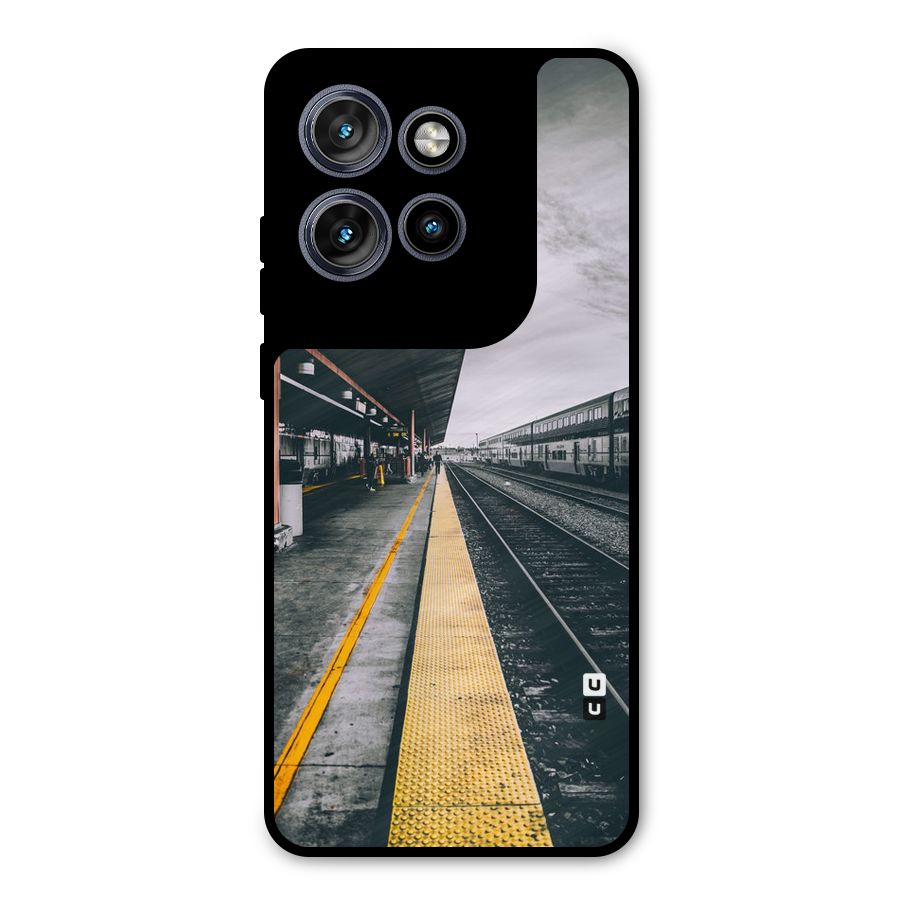 Railway Track Metal Back Case for Motorola Edge 50 Neo