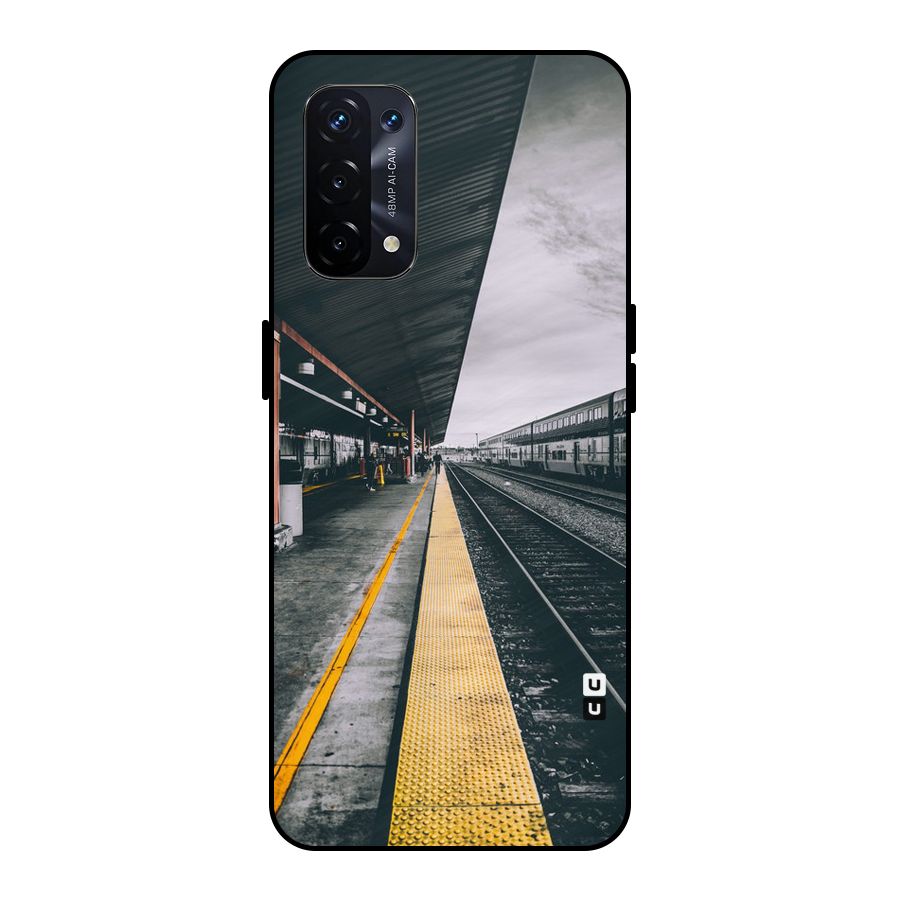 Railway Track Metal Back Case for Oppo A74 5G