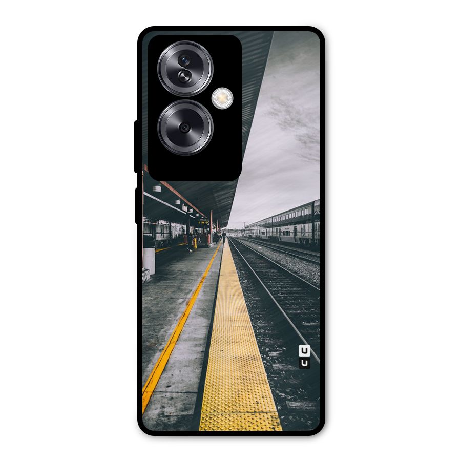 Railway Track Metal Back Case for Oppo A79 5G