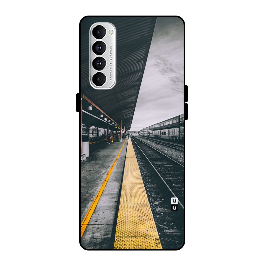 Railway Track Metal Back Case for Oppo Reno4 Pro