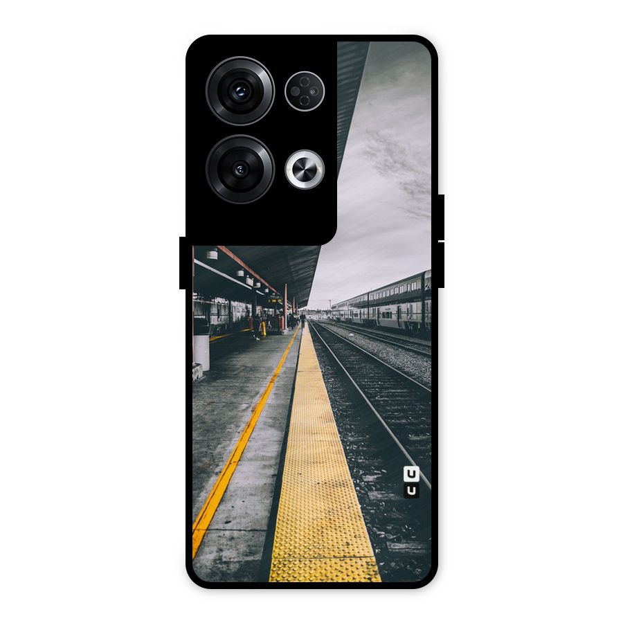 Railway Track Metal Back Case for Oppo Reno8 Pro 5G