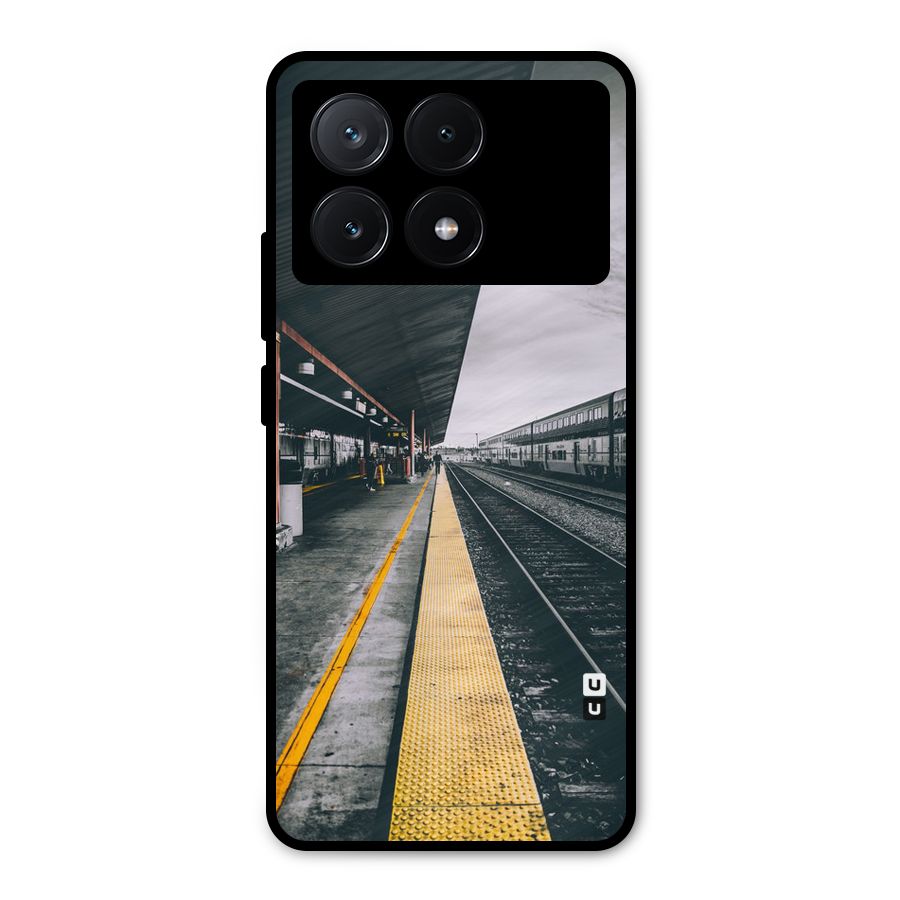 Railway Track Metal Back Case for Poco X6 Pro
