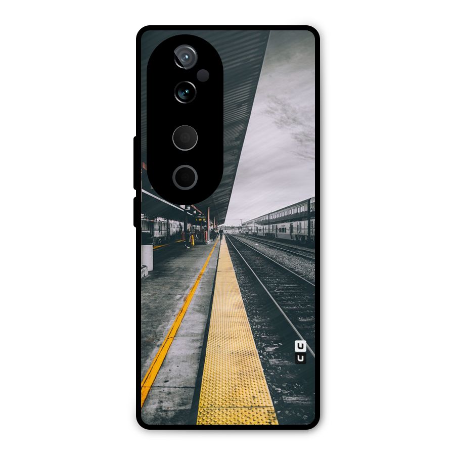 Railway Track Metal Back Case for Vivo T3 Ultra