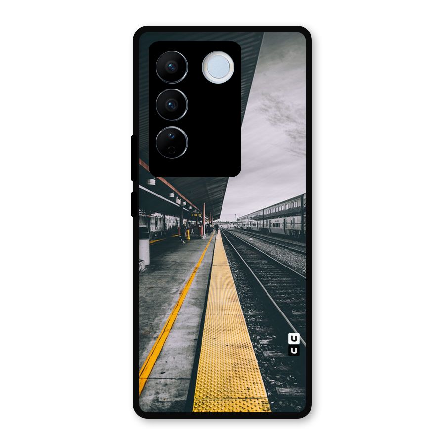 Railway Track Metal Back Case for Vivo V27 Pro