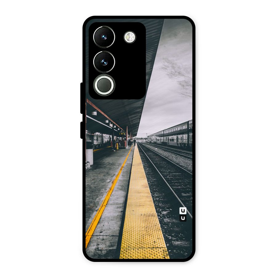 Railway Track Metal Back Case for Vivo Y200