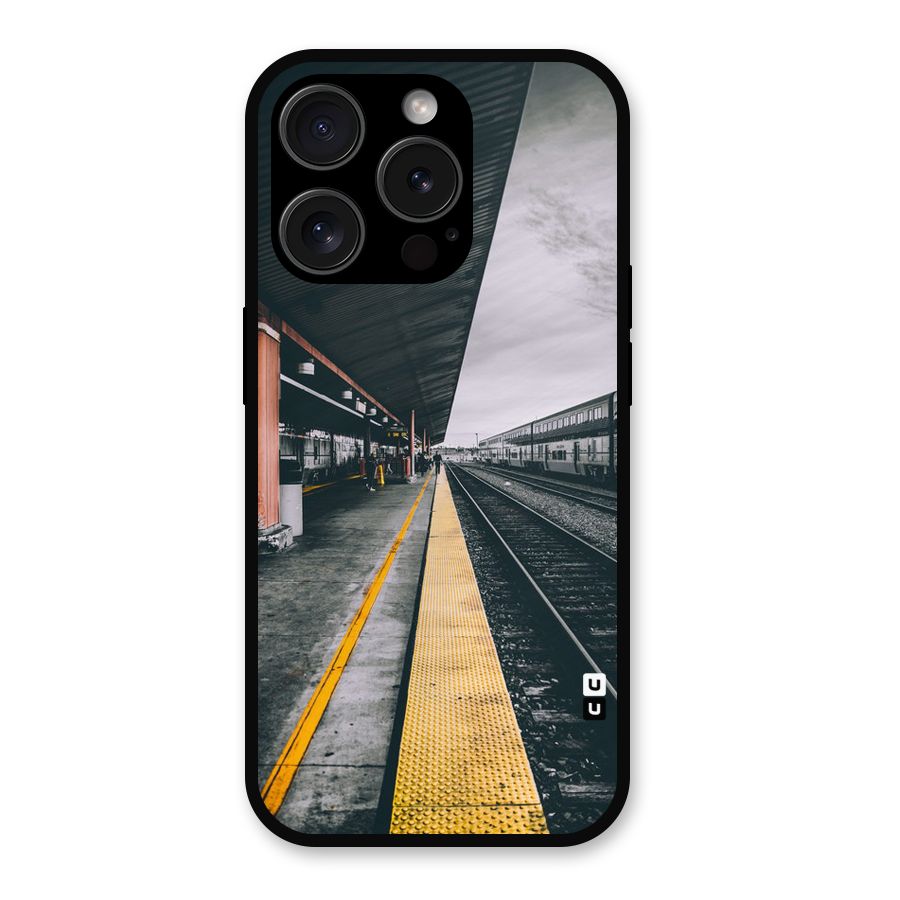 Railway Track Metal Back Case for iPhone 15 Pro