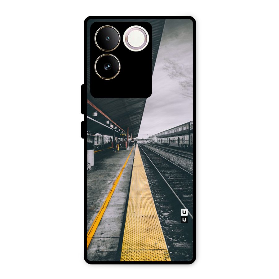 Railway Track Metal Back Case for iQOO Z7 Pro