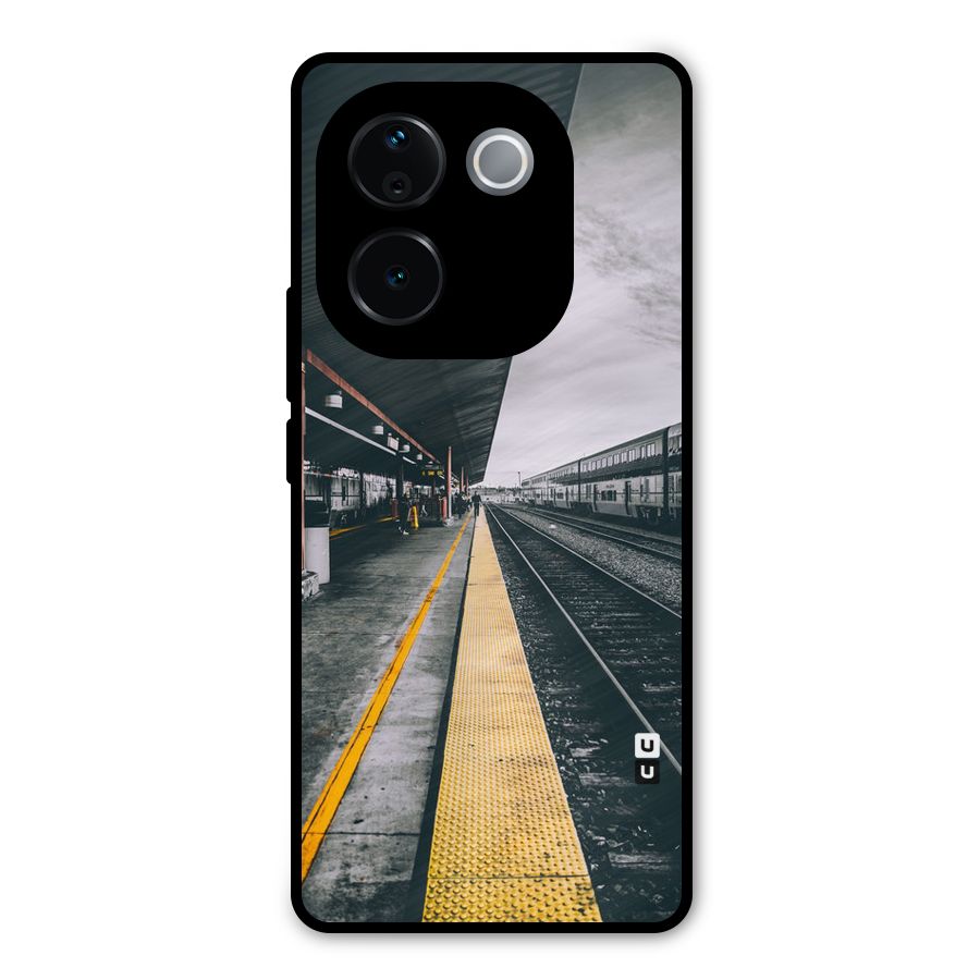 Railway Track Metal Back Case for iQOO Z9s Pro