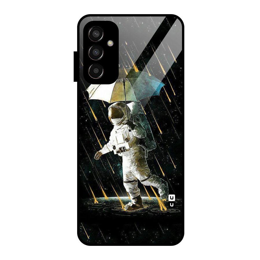 Rain Spaceman Glass Back Case for Galaxy F13