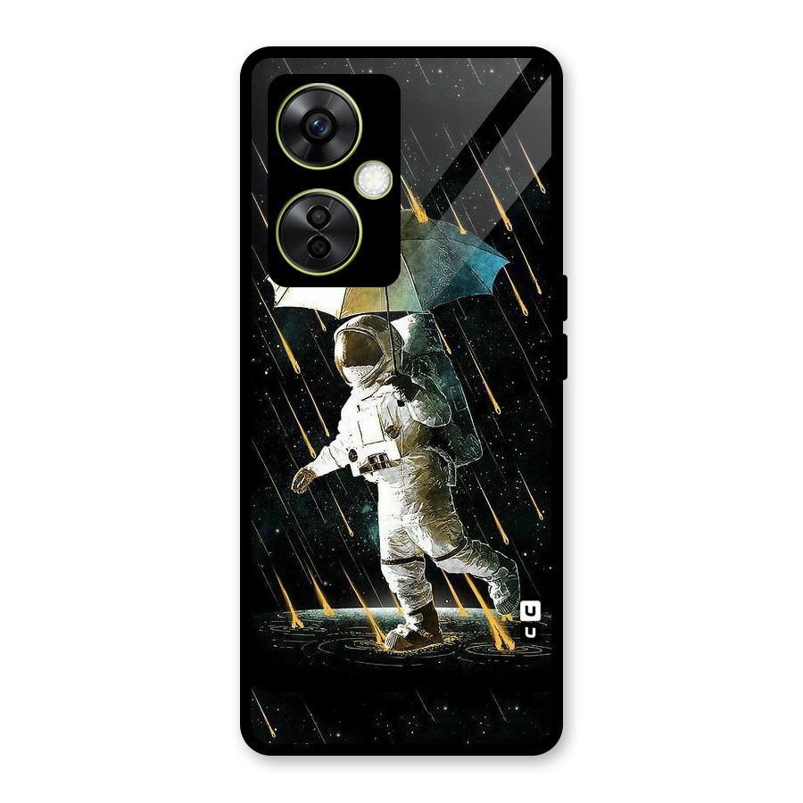 Rain Spaceman Glass Back Case for OnePlus Nord CE 3 Lite