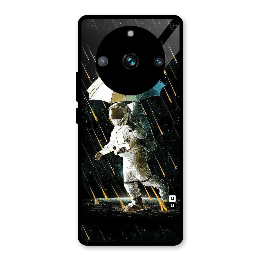 Rain Spaceman Glass Back Case for Realme 11 Pro Plus