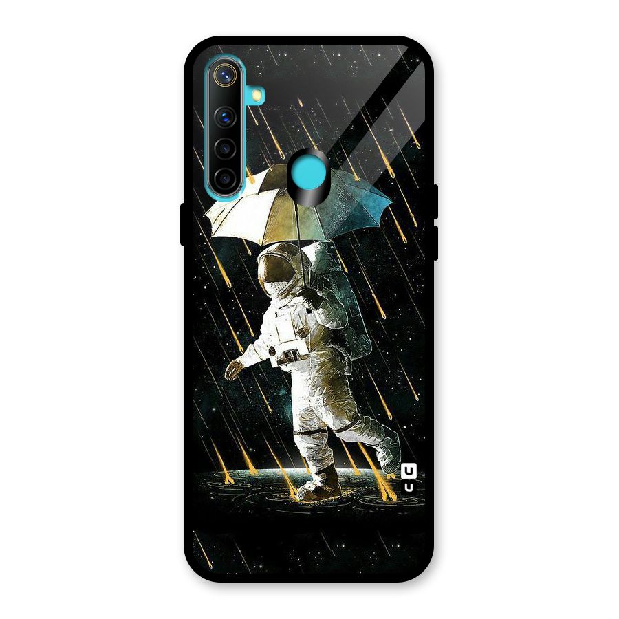 Rain Spaceman Glass Back Case for Realme 5i