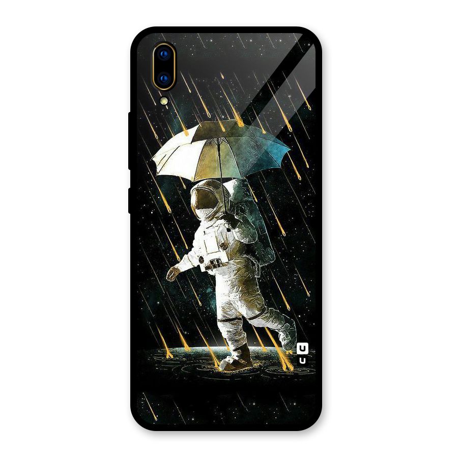 Rain Spaceman Glass Back Case for Vivo V11 Pro