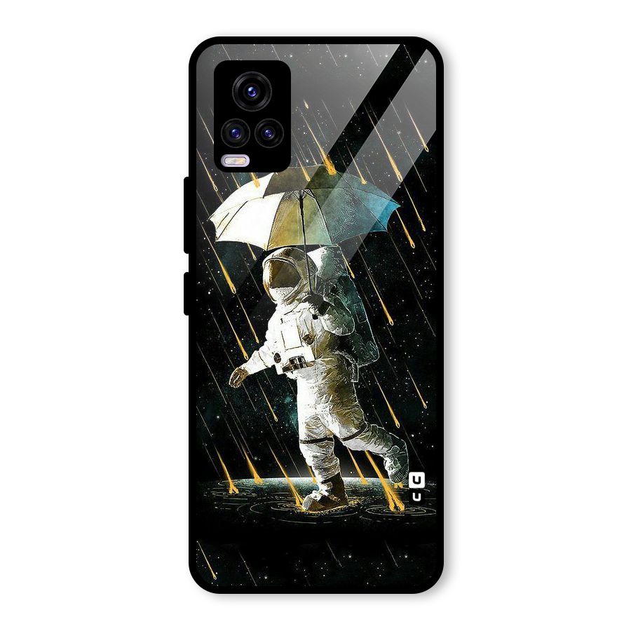 Rain Spaceman Glass Back Case for Vivo V20 2021