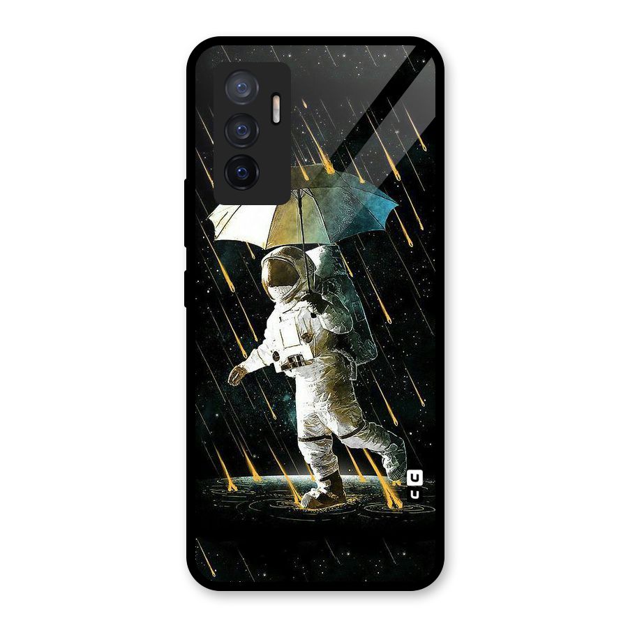 Rain Spaceman Glass Back Case for Vivo V23e