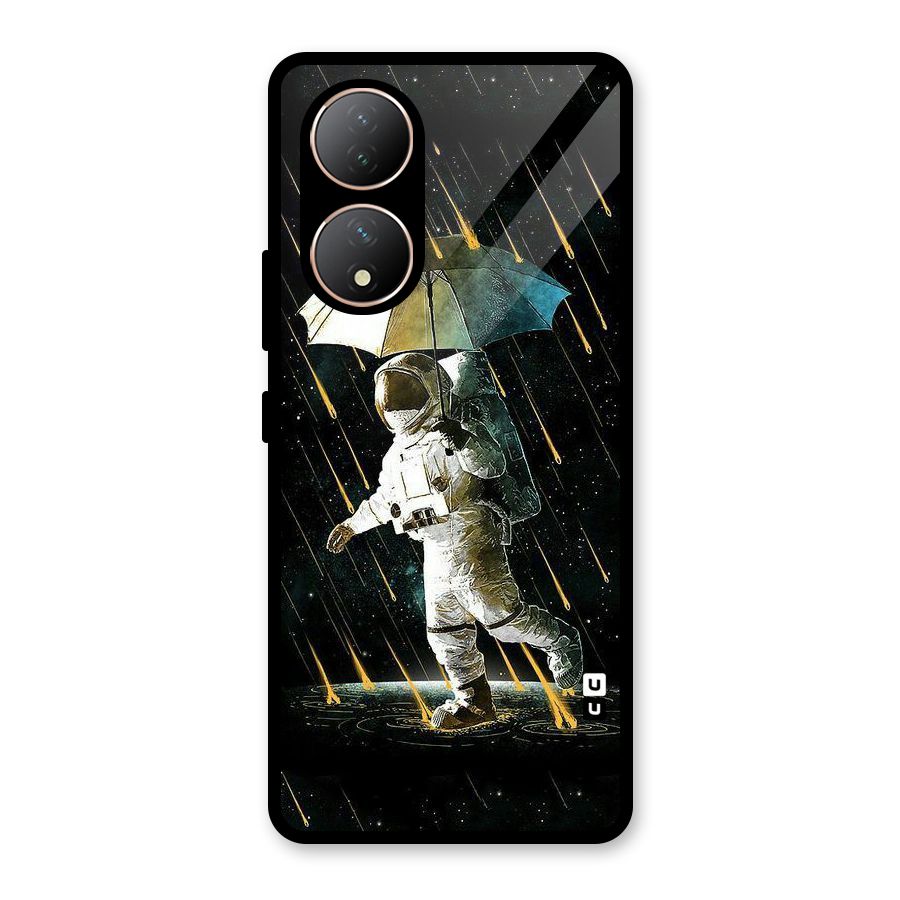 Rain Spaceman Glass Back Case for Vivo Y100A