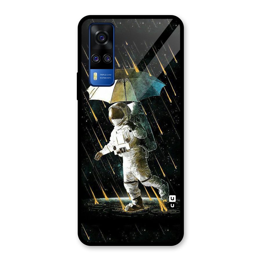 Rain Spaceman Glass Back Case for Vivo Y31