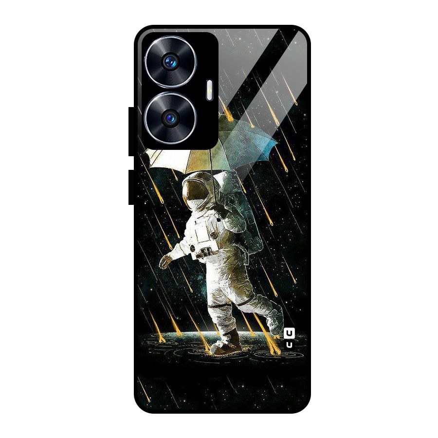 Rain Spaceman Glass Back Case for realme C55