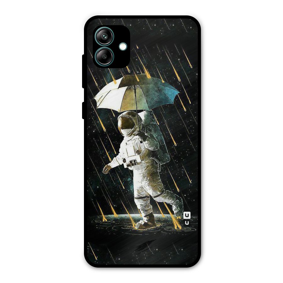 Rain Spaceman Metal Back Case for Galaxy A04