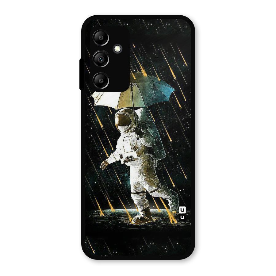 Rain Spaceman Metal Back Case for Galaxy A14 5G