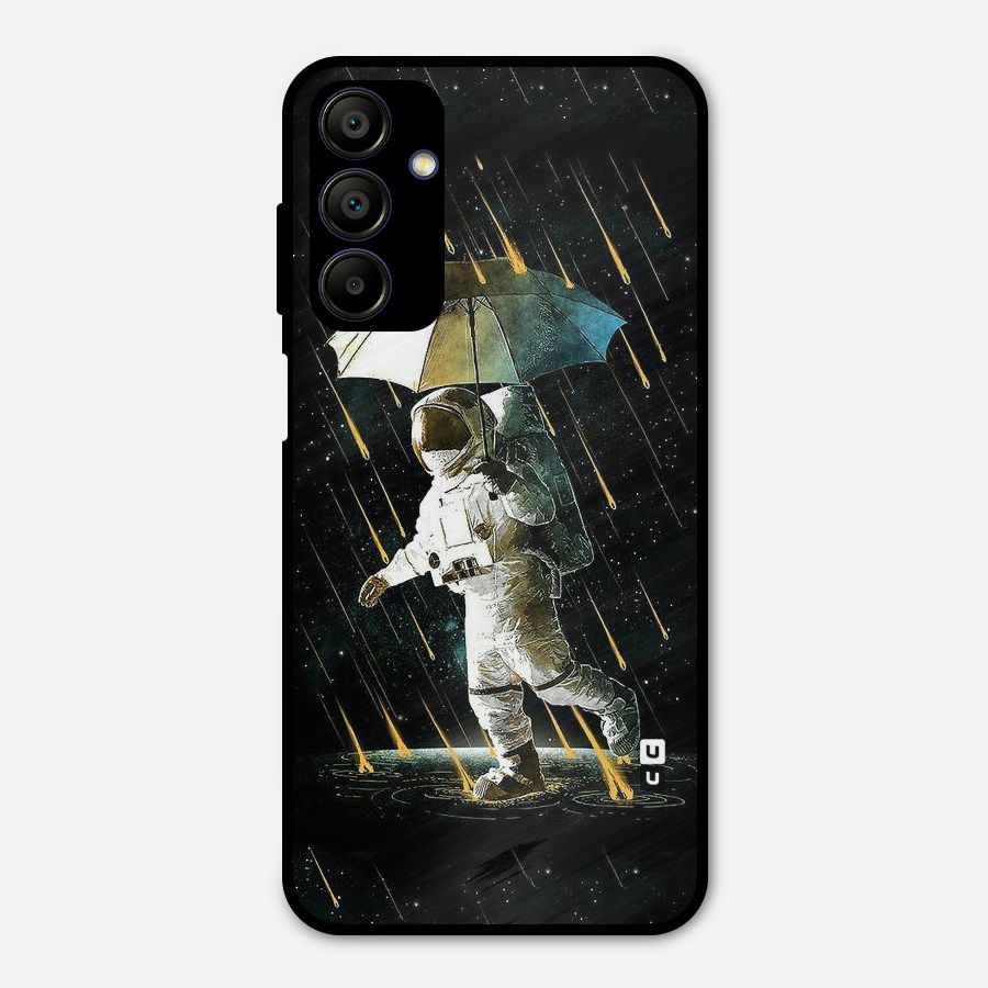 Rain Spaceman Metal Back Case for Galaxy A15 5G