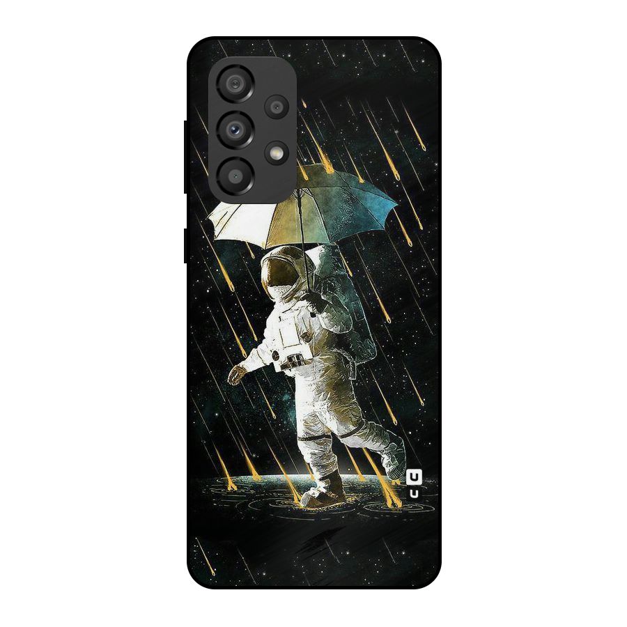 Rain Spaceman Metal Back Case for Galaxy A33 5G