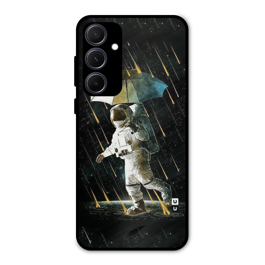 Rain Spaceman Metal Back Case for Galaxy A35