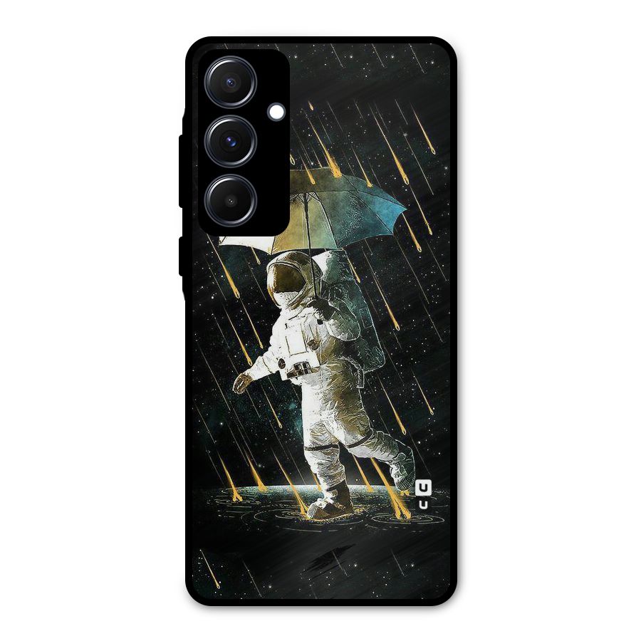 Rain Spaceman Metal Back Case for Galaxy A55