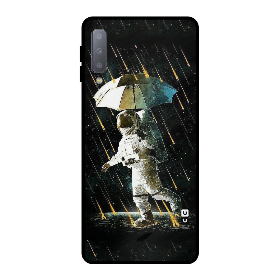 Rain Spaceman Metal Back Case for Galaxy A7 (2018)