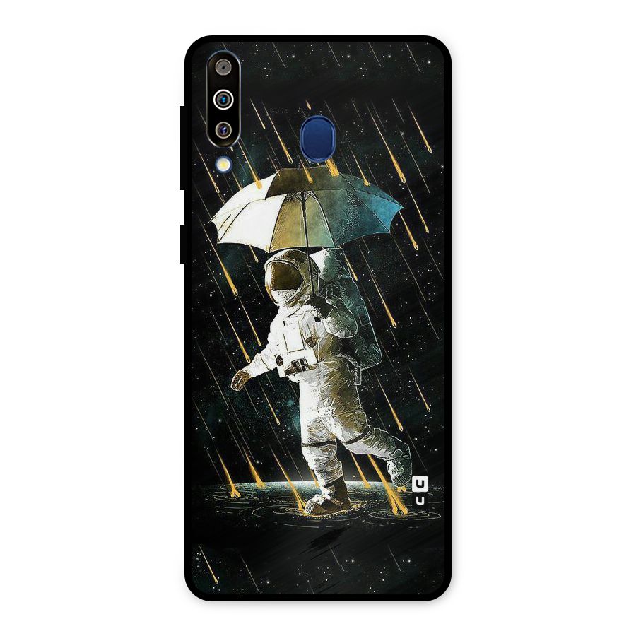 Rain Spaceman Metal Back Case for Galaxy M30