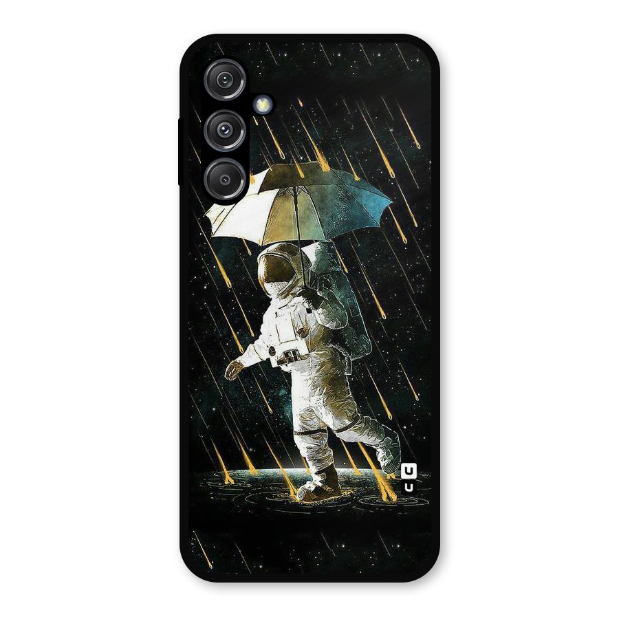 Rain Spaceman Metal Back Case for Galaxy M34 5G