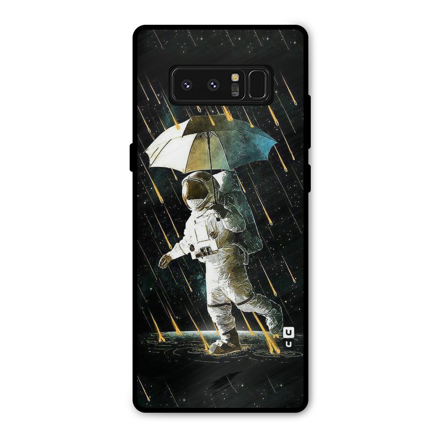 Rain Spaceman Metal Back Case for Galaxy Note 8