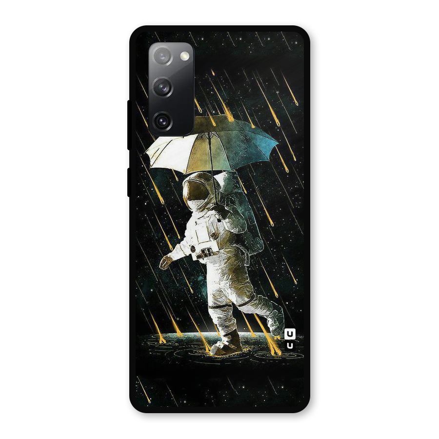 Rain Spaceman Metal Back Case for Galaxy S20 FE 5G