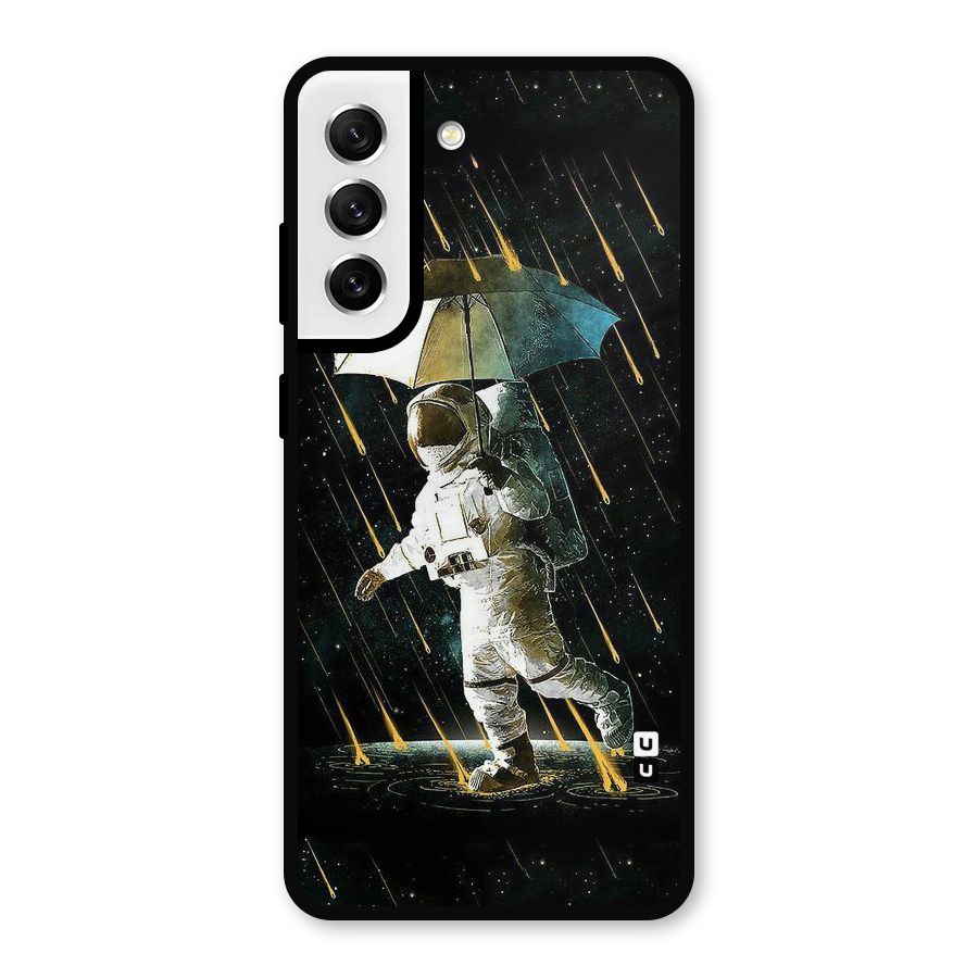 Rain Spaceman Metal Back Case for Galaxy S21 FE 5G