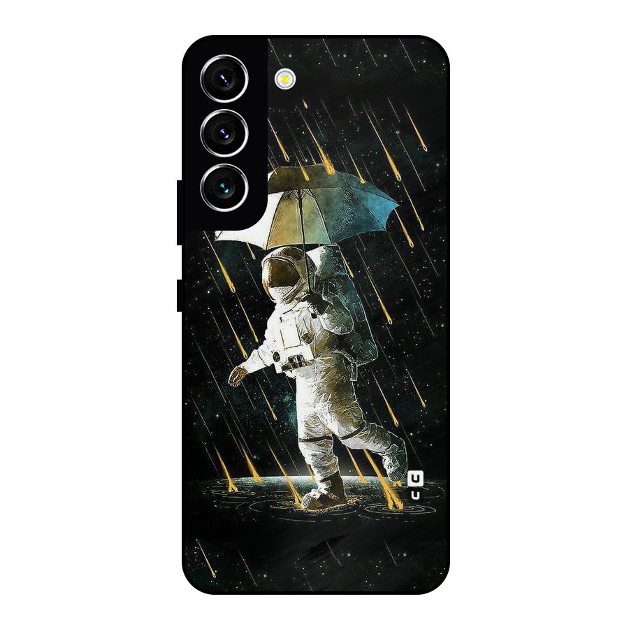 Rain Spaceman Metal Back Case for Galaxy S22 5G